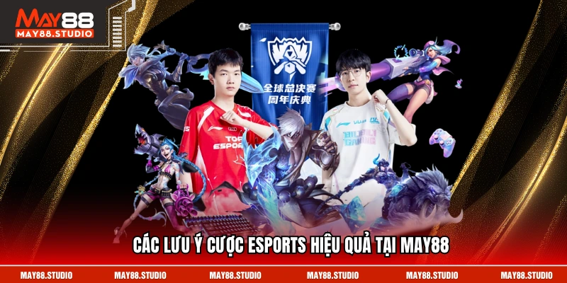 Các lưu ý cược Esports hiệu quả tại MAY88